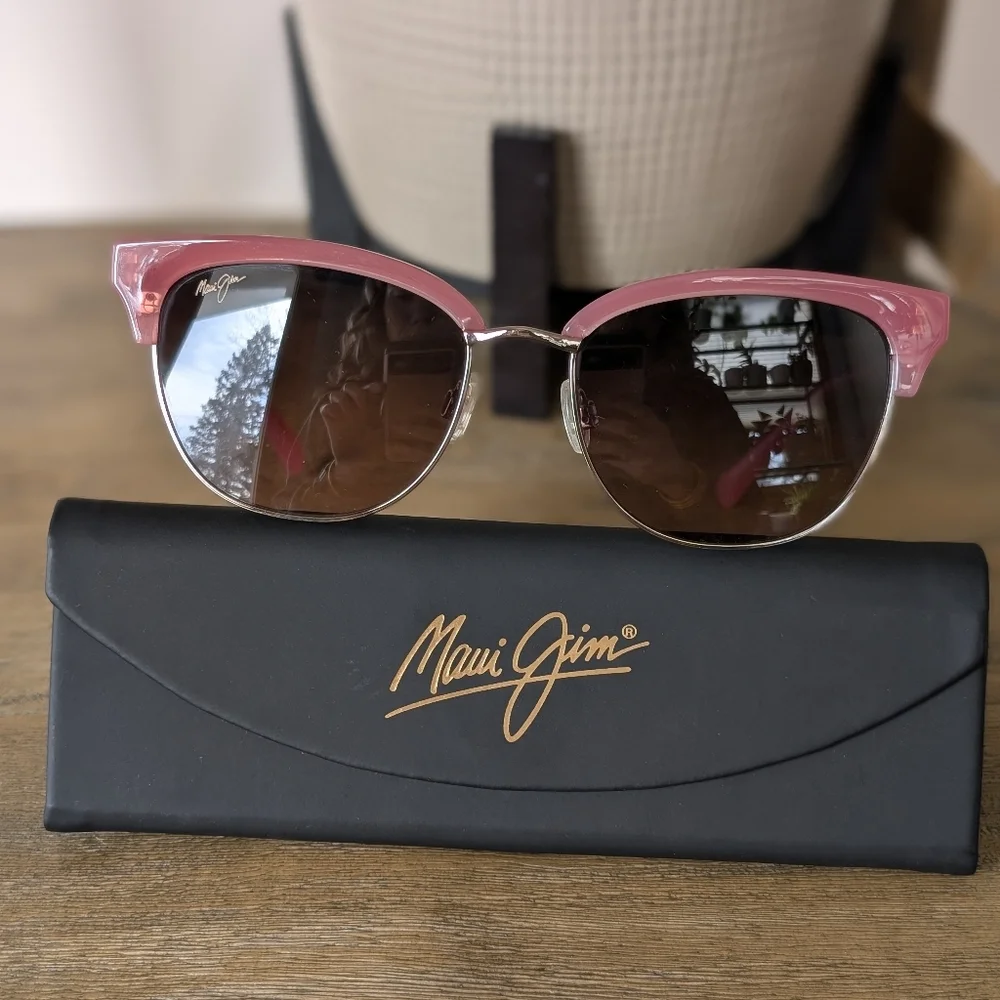 Maui Jim Lokelani Polarized Sunglasses Bubblegum Rose Gold